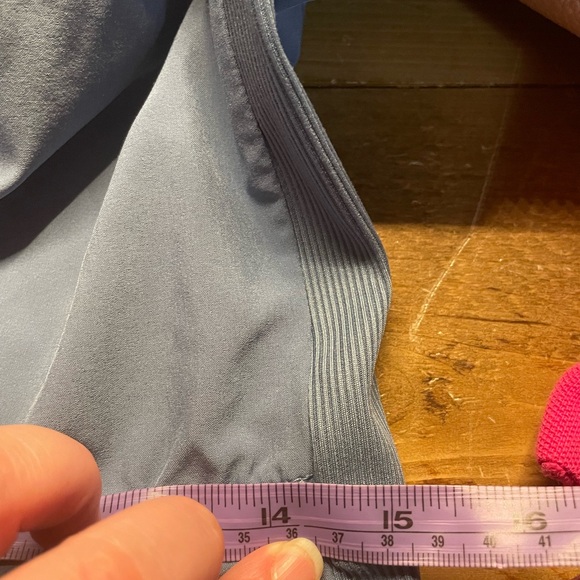 Athleta 8 (Medium) Brooklyn Jumpsuit, Cottage Blue Pants City Long Romper - Picture 15 of 16